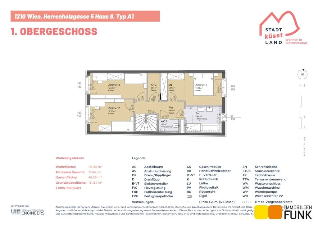 4-Zimmer-Haus kaufen in Wien – 116,81 m², € 629.900 – Bild 18 von 19