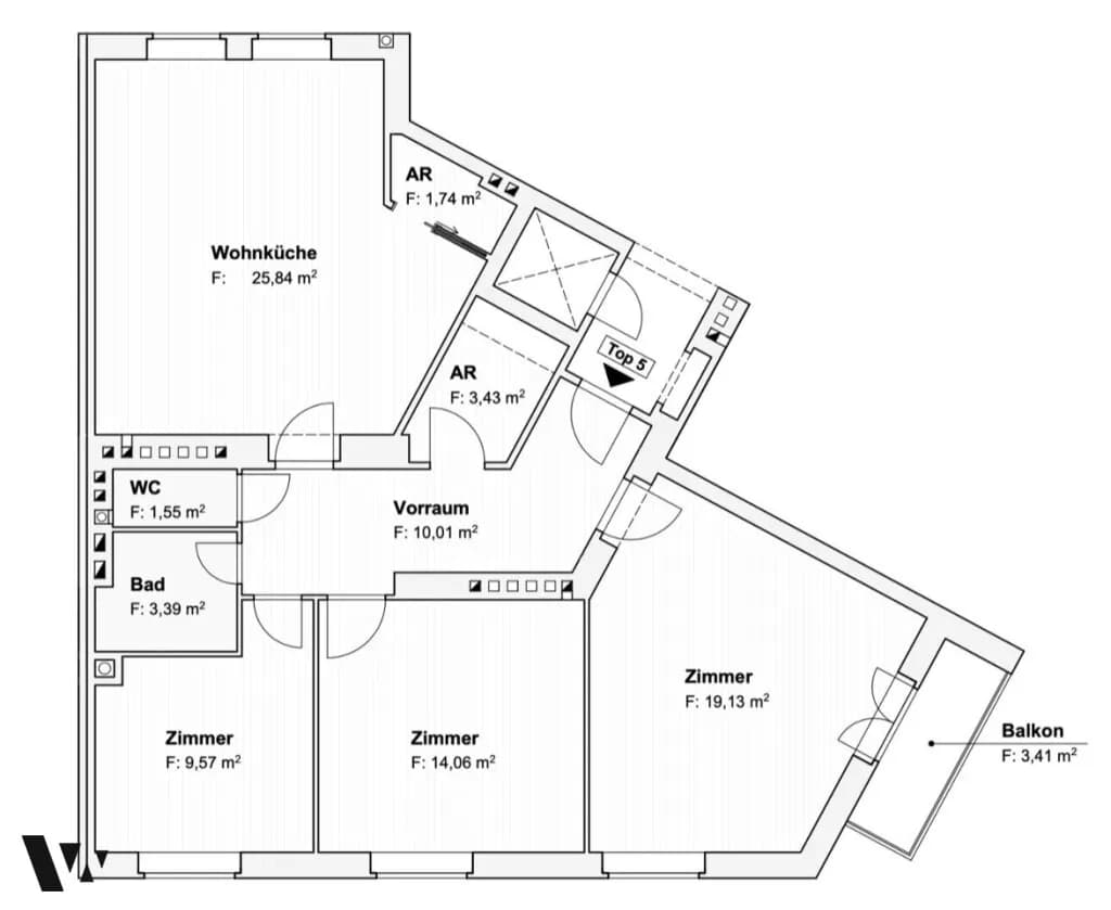 4-Zimmer-Wohnung kaufen in Wien – 92,87 m², € 479.000 – Bild 17 von 17