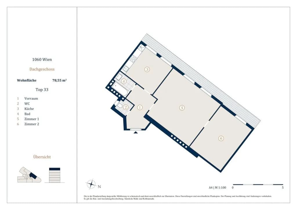 Immobilie kaufen in Wien – 78,55 m², € 400.000 – Bild 3 von 3