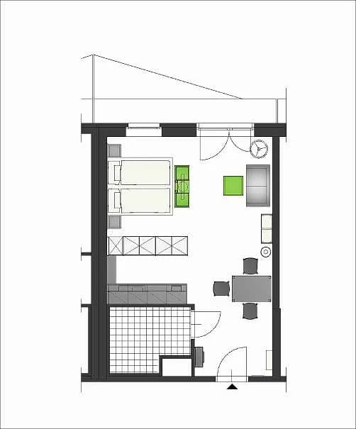 1-Zimmer-Wohnung mieten in Wien – 36 m², € 1.230 – Bild 5 von 5