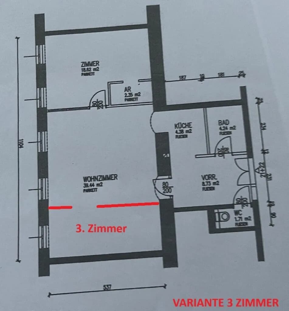 3-Zimmer-Wohnung kaufen in Wien – 79,47 m², € 415.000 – Bild 16 von 16