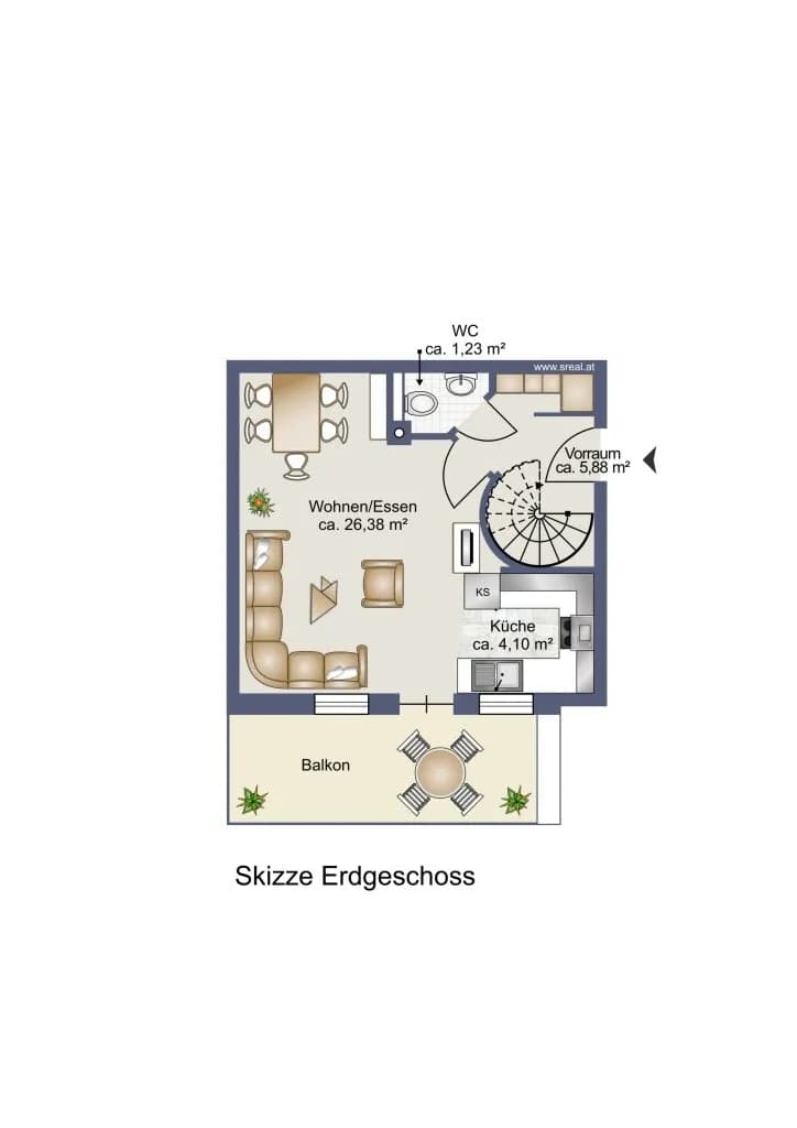 3-Zimmer-Wohnung kaufen in Wiener Neustadt – 77,86 m², € 210.000 – Bild 20 von 20