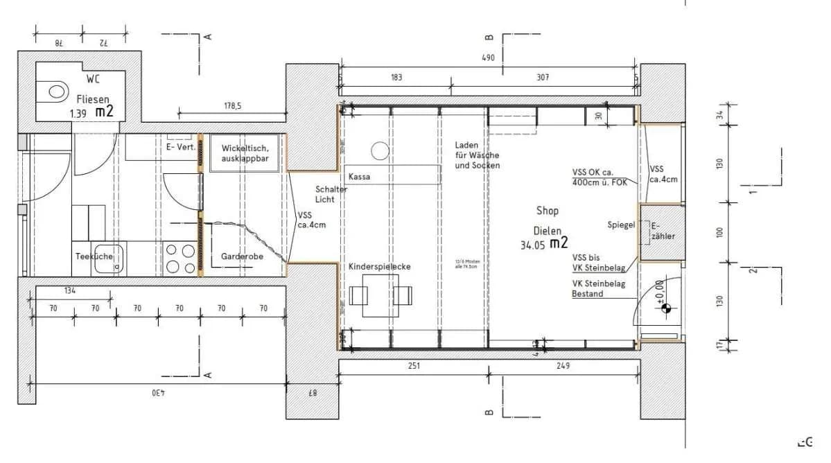1-Zimmer-Gewerbeimmobilie kaufen in Wien – 34 m², € 299.000 – Bild 4 von 5