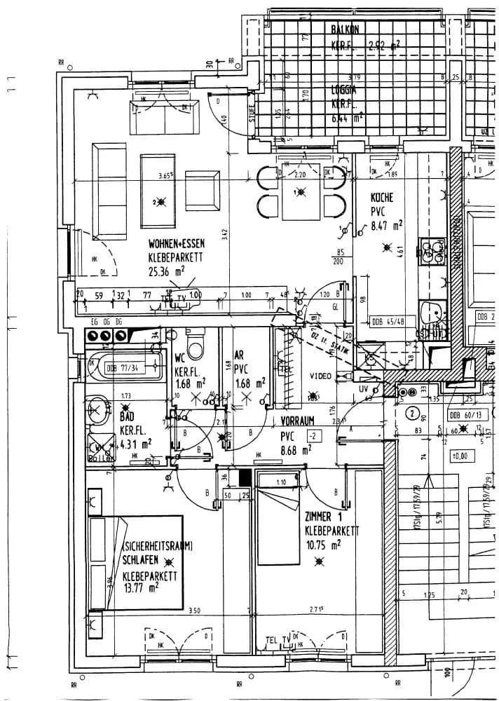3-Zimmer-Wohnung mieten in Freistadt – 79,6 m², € 744 – Bild 2 von 3