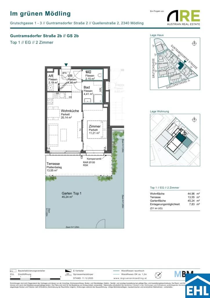 Immobilie kaufen in Mödling – 44,96 m², € 269.225 – Bild 9 von 9