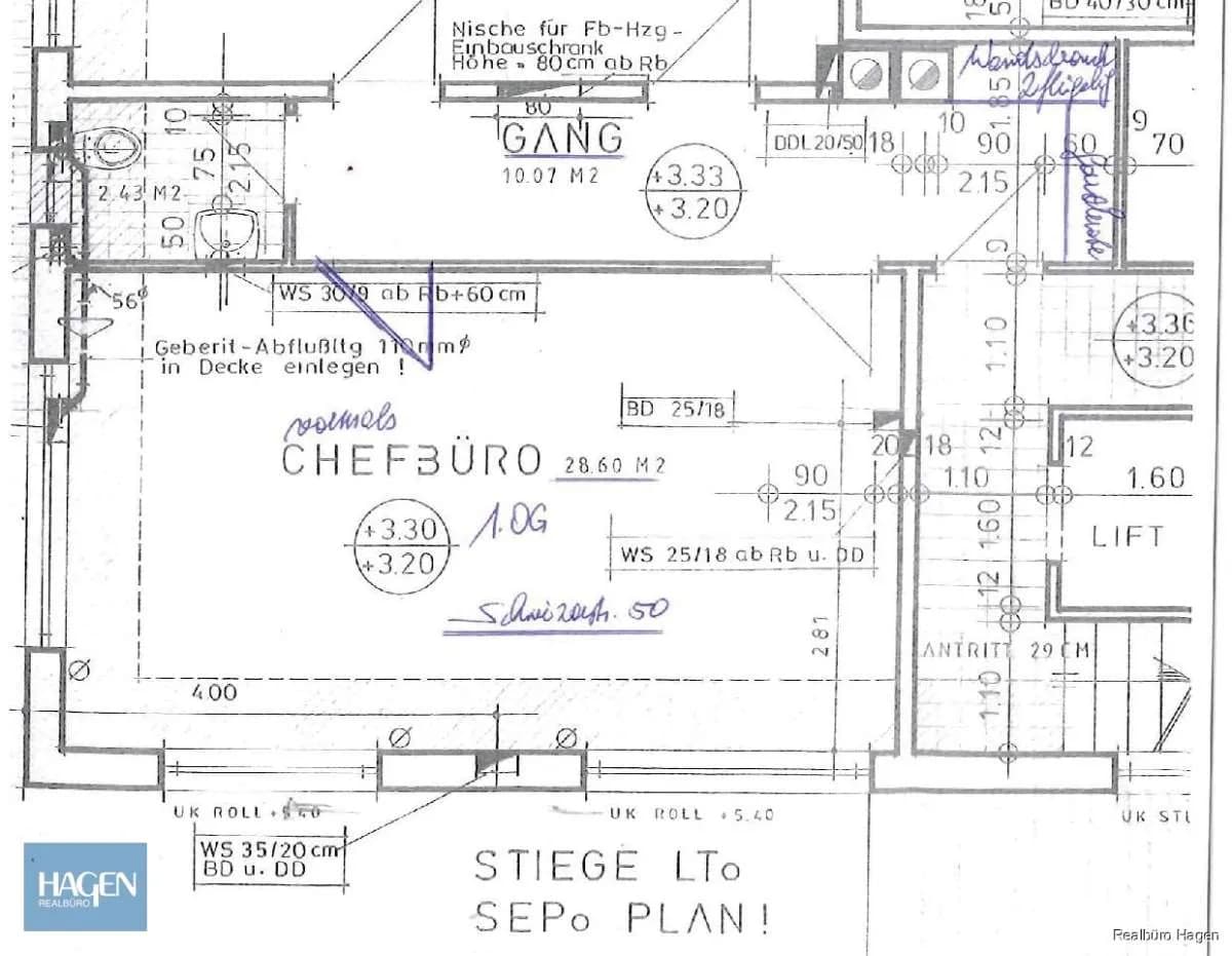 1-Zimmer-Gewerbeimmobilie mieten in Feldkirch – 29 m², € 500 – Bild 5 von 6