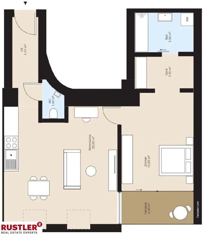 2-Zimmer-Wohnung kaufen in Wien – 51,91 m², € 379.000 – Bild 10 von 10