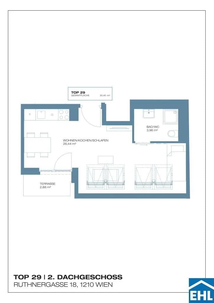 Immobilie kaufen in Wien – 30,4 m², € 286.800 – Bild 5 von 5