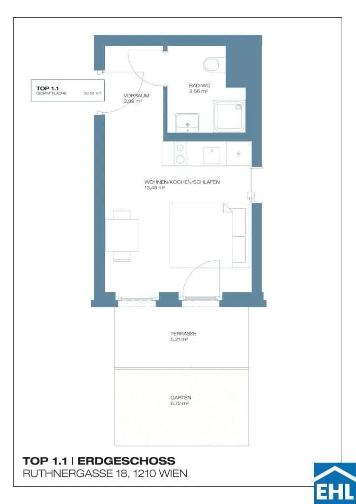 Immobilie kaufen in Wien – 51,86 m², € 536.400 – Bild 5 von 6