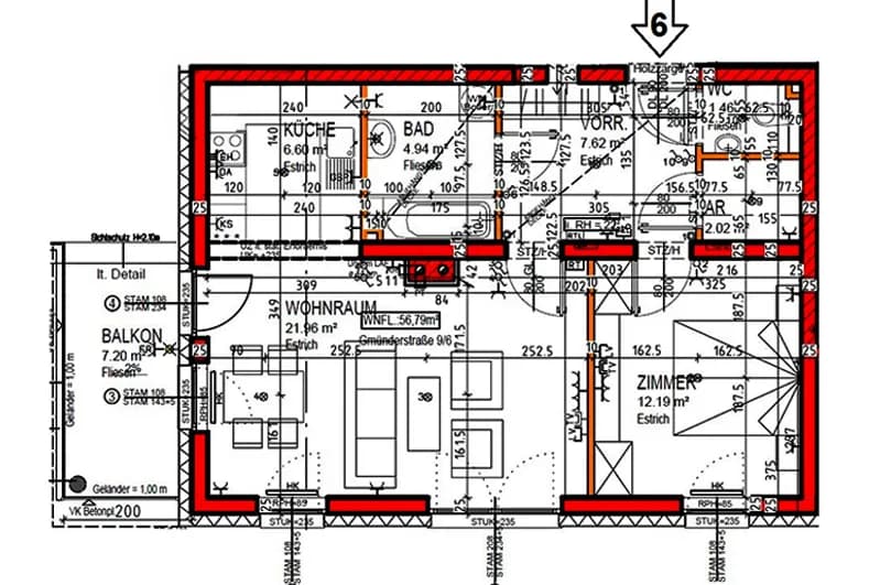 Wohnung mieten in Zwettl – 56,79 m², € 635 – Bild 11 von 11