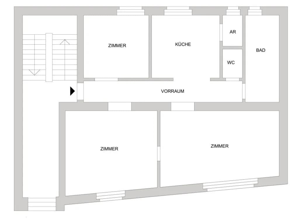 3-Zimmer-Wohnung mieten in Neunkirchen – 80 m², € 864 – Bild 9 von 9