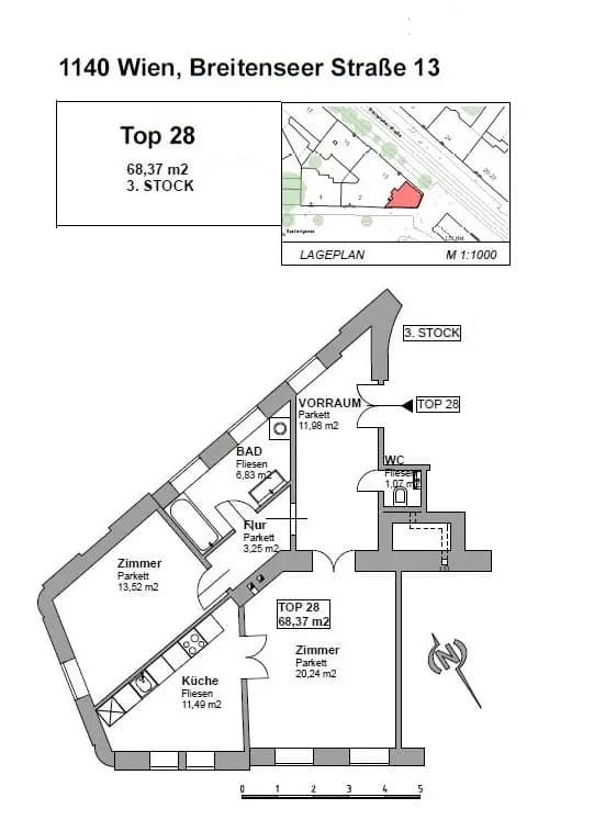 2-Zimmer-Wohnung kaufen in Wien – 68,38 m², € 299.000 – Bild 18 von 19