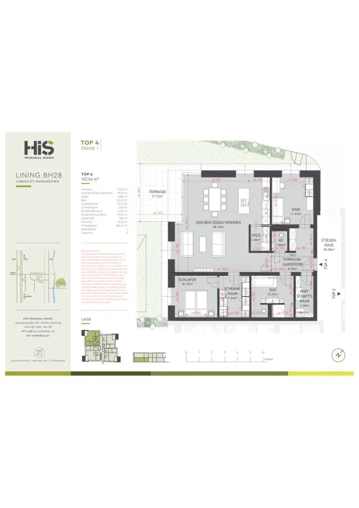 3-Zimmer-Wohnung kaufen in Leibnitz – 108,4 m², € 452.000 – Bild 9 von 11