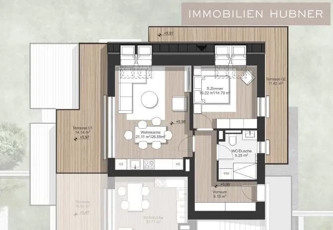 2-Zimmer-Wohnung kaufen in Wien – 55,81 m², € 269.000 – Bild 25 von 32