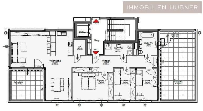 4-Zimmer-Wohnung mieten in Wien – 132 m², € 2.873 – Bild 16 von 19