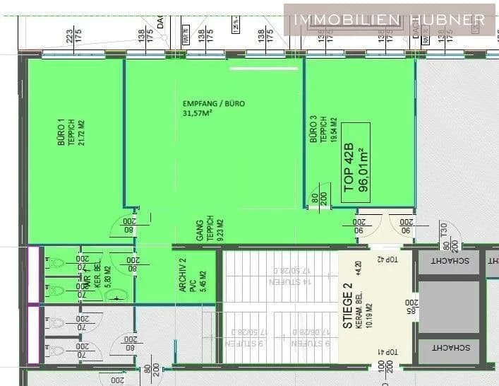 3-Zimmer-Gewerbeimmobilie mieten in Wien – 96 m², € 1.852 – Bild 8 von 15