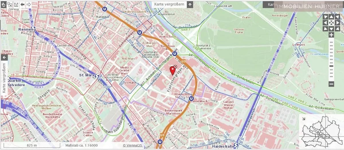 9-Zimmer-Gewerbeimmobilie mieten in Wien – 607 m², € 8.741 – Bild 28 von 29