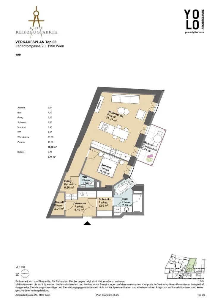2-Zimmer-Wohnung kaufen in Wien – 69,66 m², € 679.250 – Bild 19 von 19