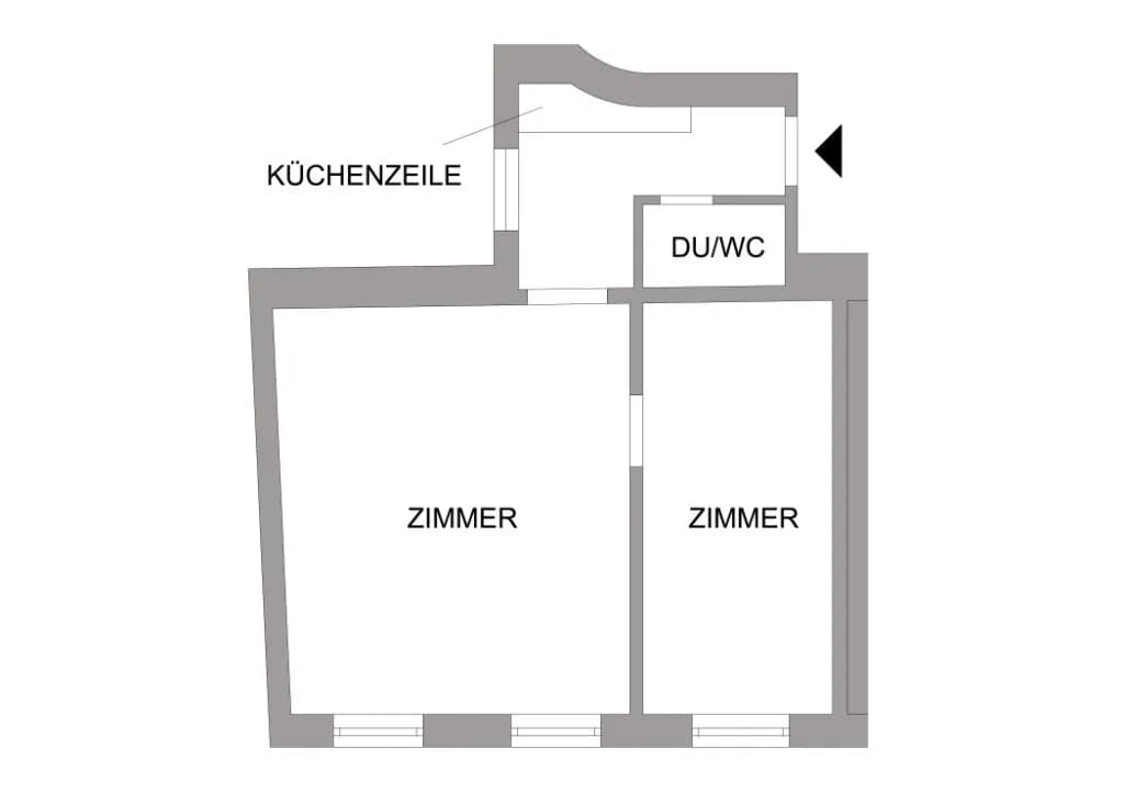 2-Zimmer-Gewerbeimmobilie mieten in Wien – 42 m², € 677 – Bild 8 von 8