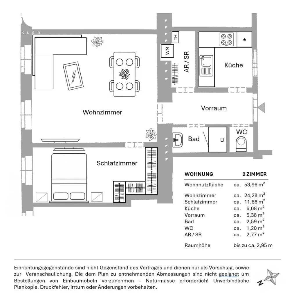 2-Zimmer-Wohnung kaufen in Wien – 53,96 m², € 359.000 – Bild 15 von 15
