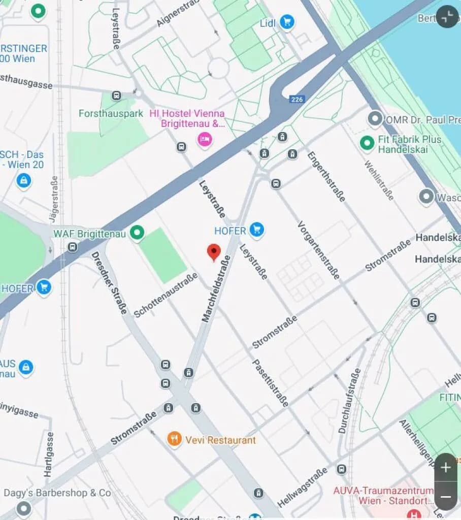 Gewerbeimmobilie mieten in Wien – 54 m², € 357