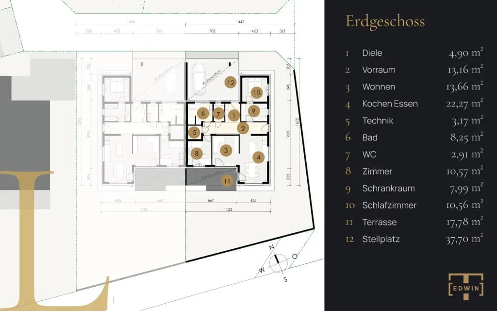 3-Zimmer-Haus kaufen in Wels-Land – 97,55 m², € 495.000 – Bild 8 von 9