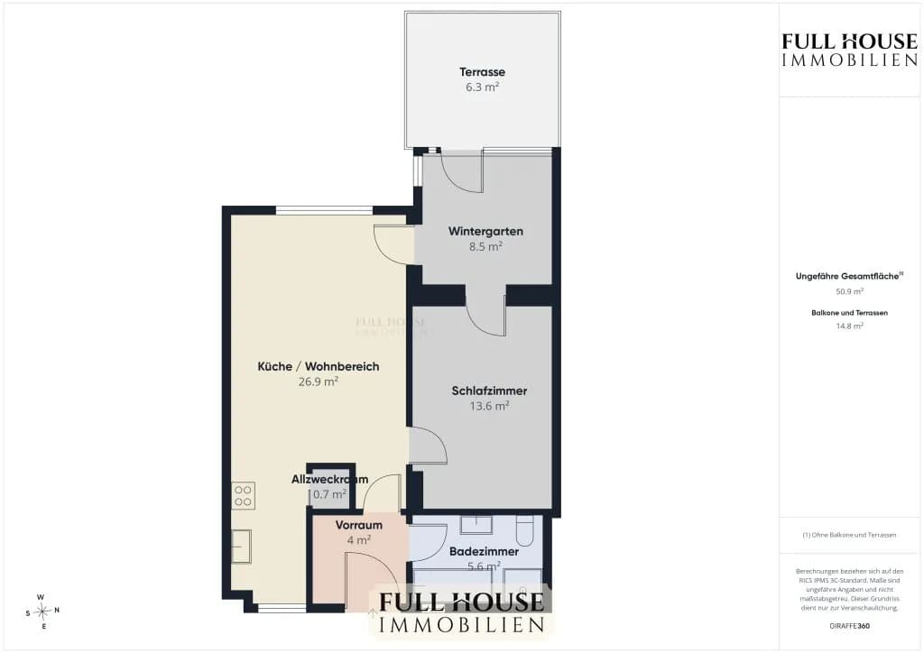 2-Zimmer-Wohnung kaufen in Villach – 50,85 m², € 229.000 – Bild 18 von 18