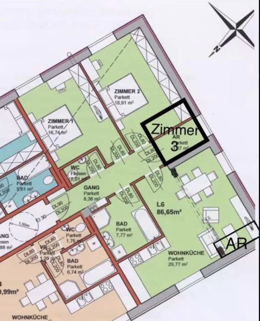 4-Zimmer-Wohnung kaufen in Korneuburg – 88 m², € 339.000 – Bild 12 von 12