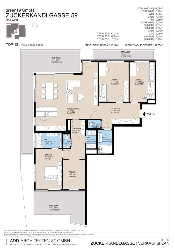 5-Zimmer-Wohnung kaufen in Wien – 148,82 m², € 1.690.000 – Bild 14 von 14