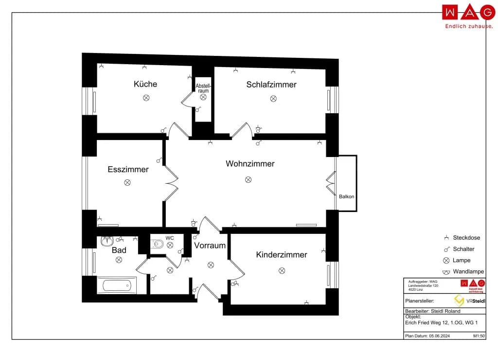 3-Zimmer-Wohnung mieten in Linz – 89,1 m², € 974 – Bild 7 von 7