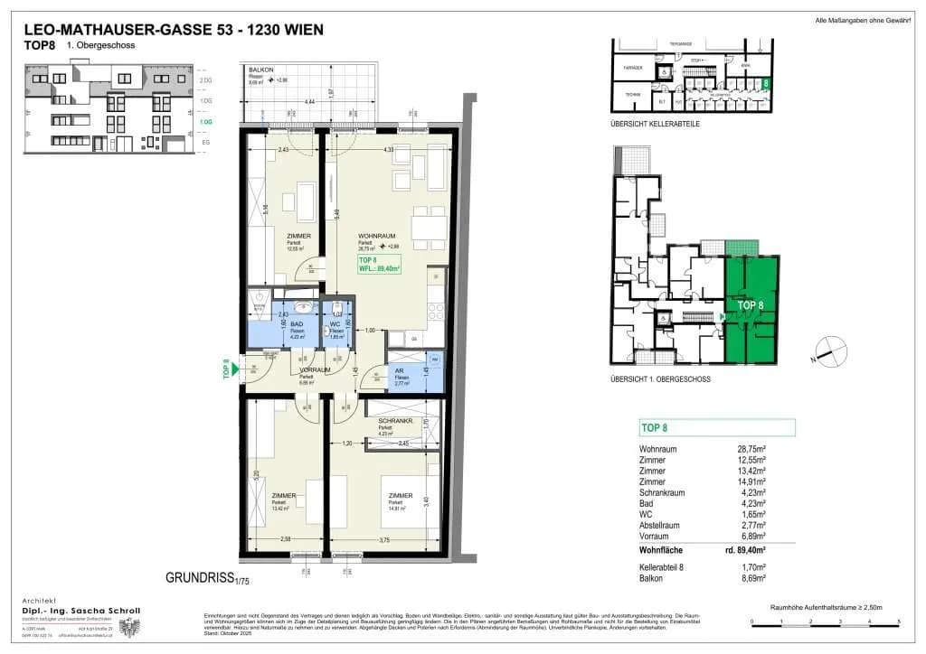 4-Zimmer-Wohnung kaufen in Wien – 89,25 m², € 535.000 – Bild 18 von 20