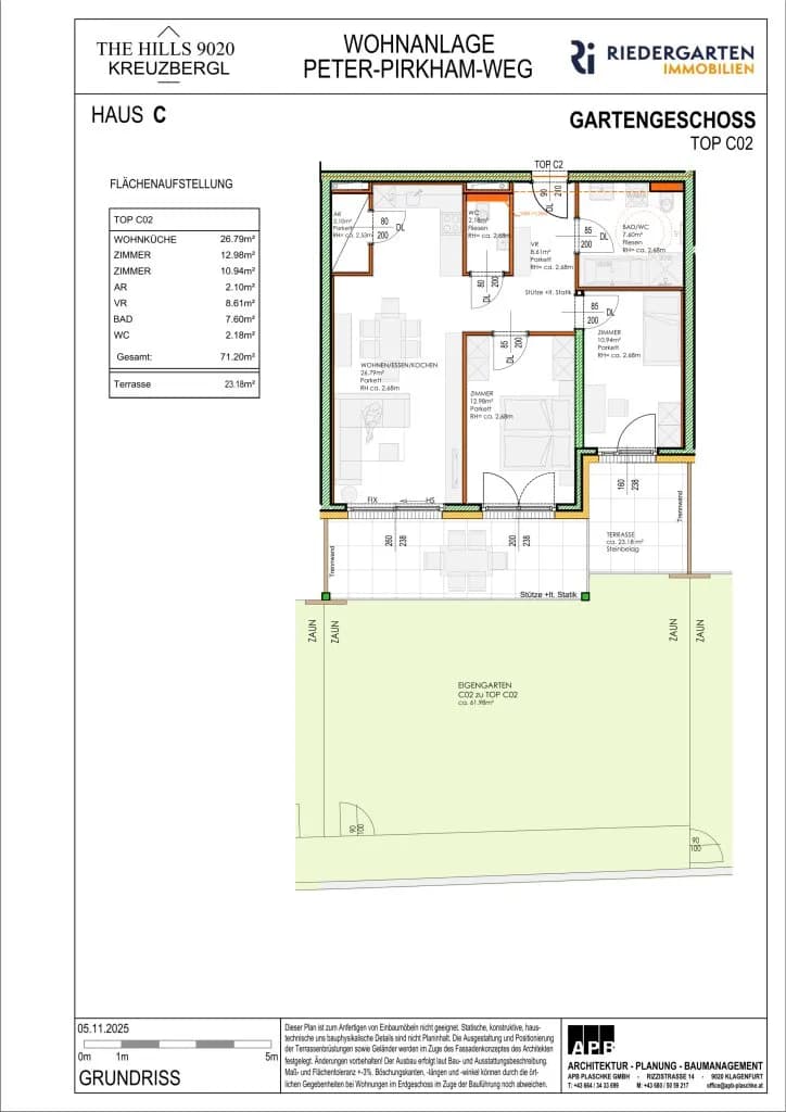 3-Zimmer-Wohnung kaufen in Klagenfurt – 71,2 m², € 550.000 – Bild 19 von 20