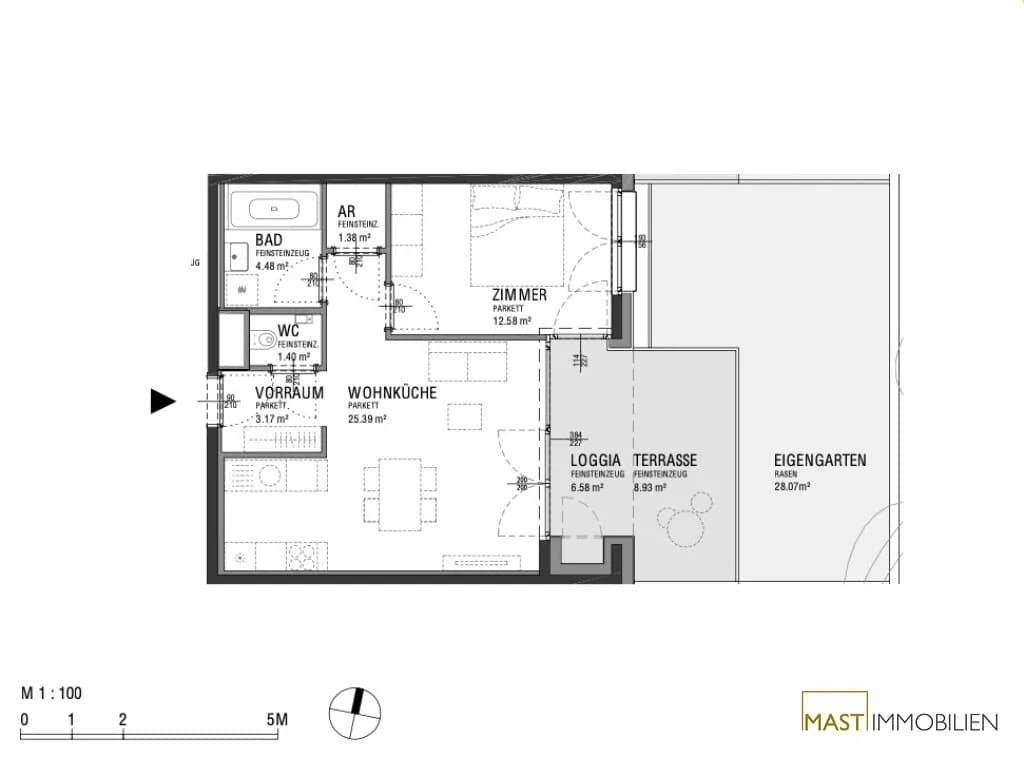 2-Zimmer-Wohnung kaufen in Wien – 54,95 m², € 370.000 – Bild 12 von 12