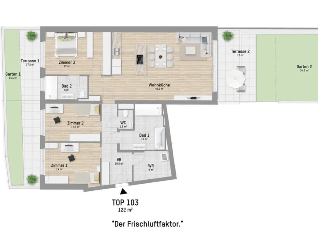 4-Zimmer-Wohnung kaufen in Wien – 123 m², € 839.900 – Bild 10 von 14