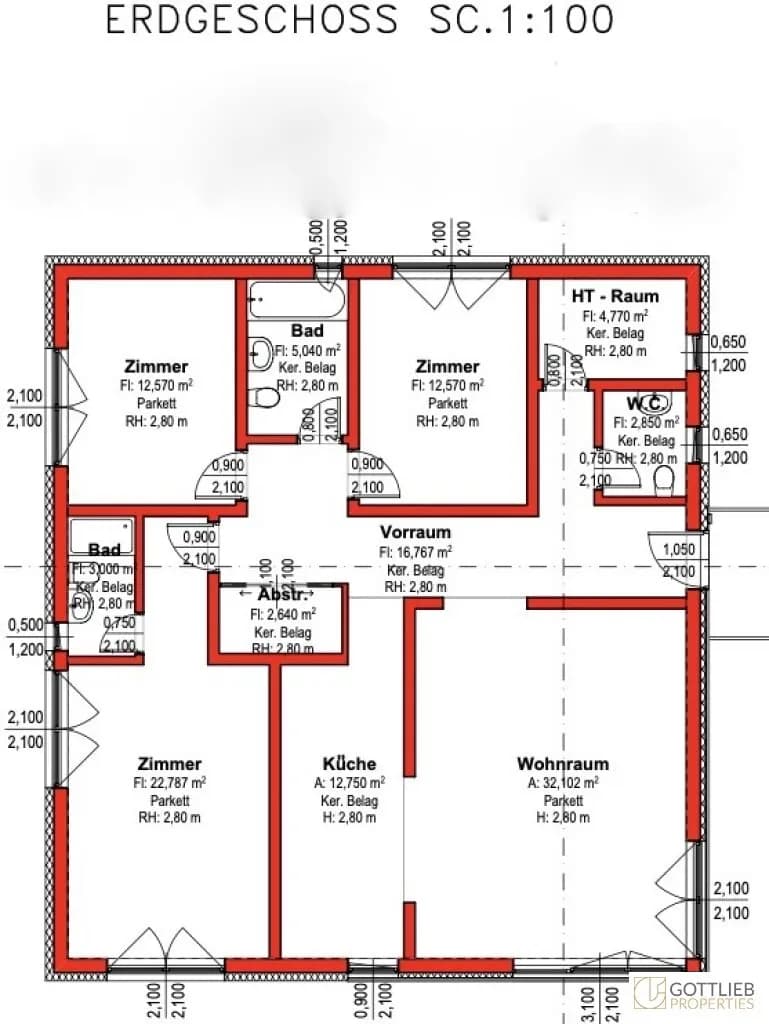 4-Zimmer-Haus kaufen in Gänserndorf – 127,85 m², € 570.000 – Bild 25 von 29