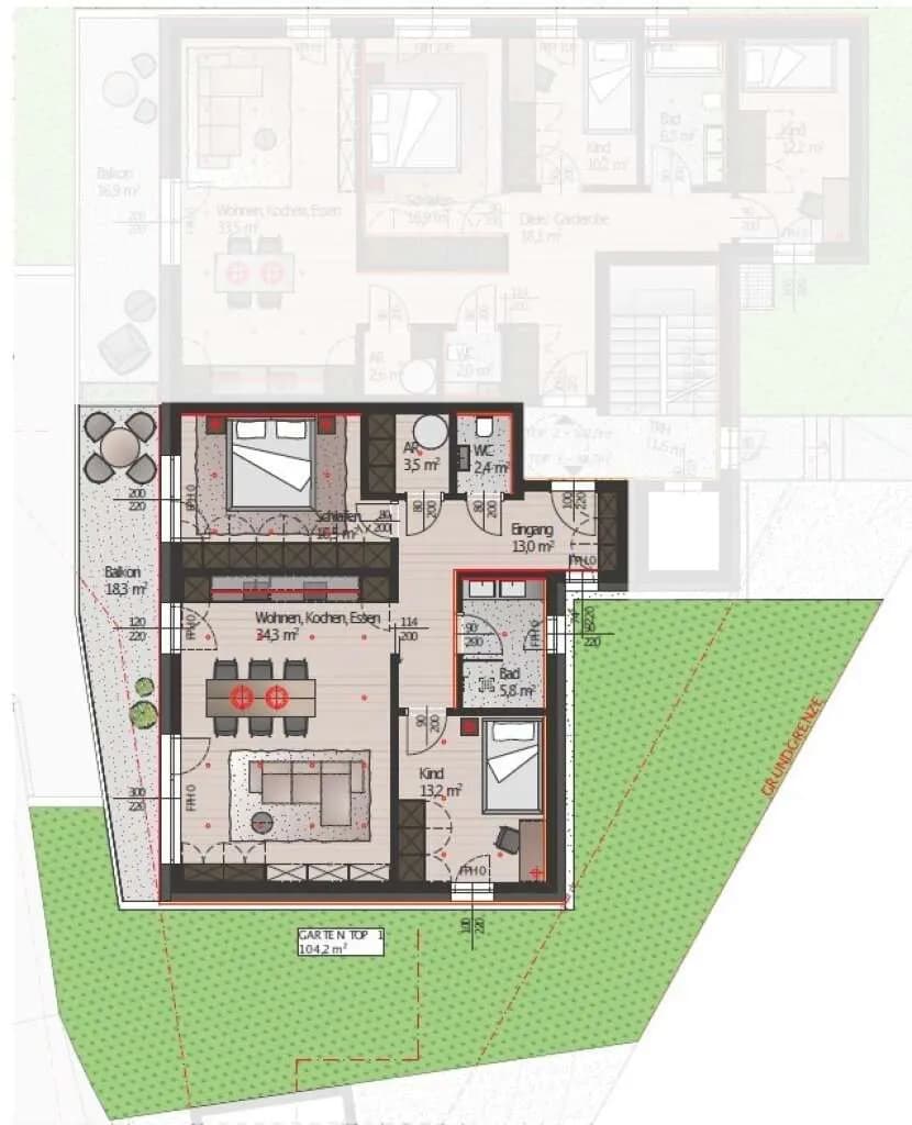Wohnung kaufen in Wels-Land – 88,7 m², € 437.298 – Bild 9 von 9