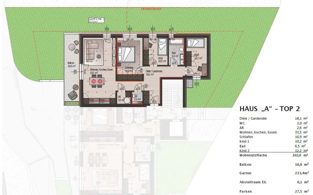 Wohnung kaufen in Wels-Land – 102 m², € 487.196 – Bild 9 von 9
