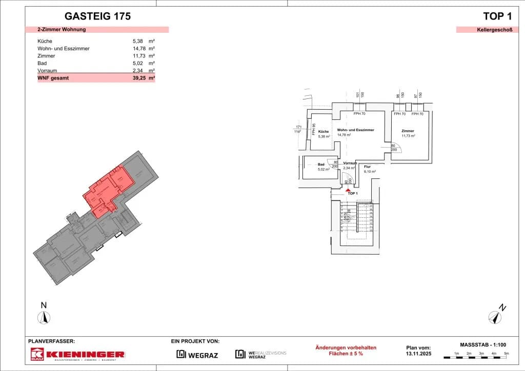2-Zimmer-Wohnung kaufen in Liezen – 39,25 m², € 149.500 – Bild 15 von 15