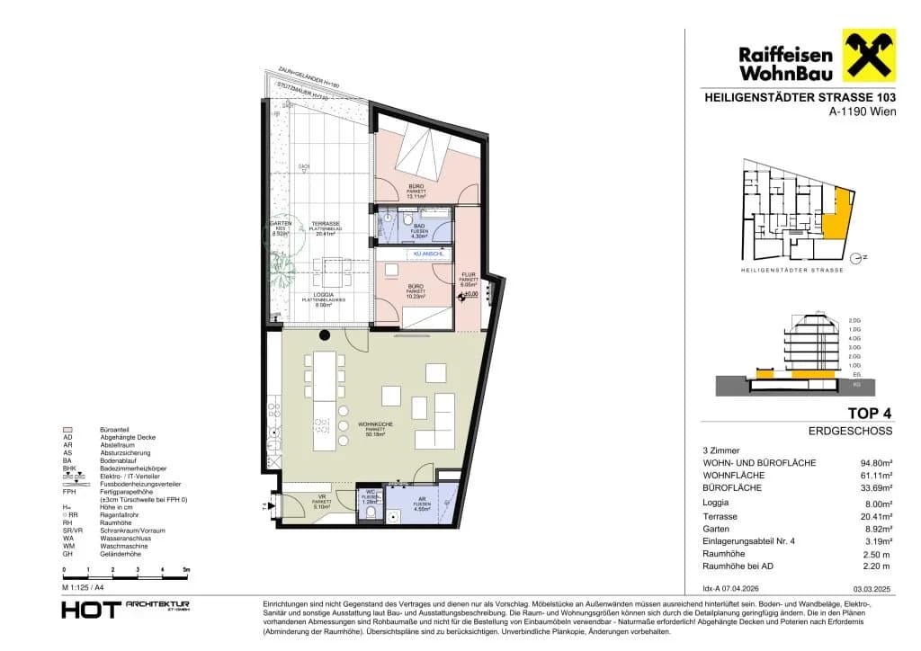 3-Zimmer-Wohnung kaufen in Wien – 59,53 m², € 812.400 – Bild 5 von 7
