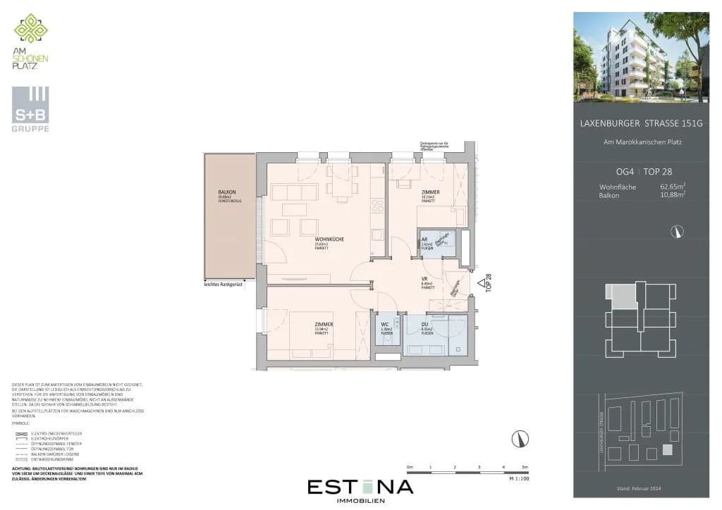 3-Zimmer-Wohnung kaufen in Wien – 62,6 m², € 630.000 – Bild 9 von 10
