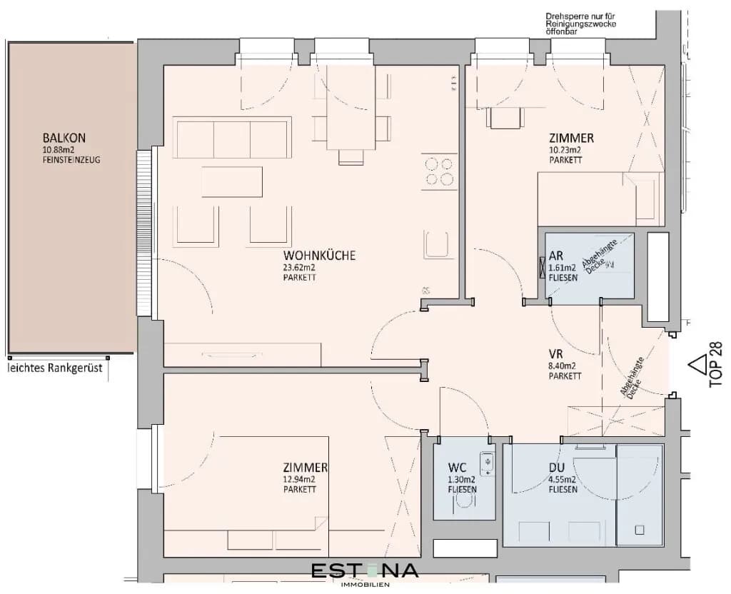 3-Zimmer-Wohnung kaufen in Wien – 62,6 m², € 630.000 – Bild 10 von 10