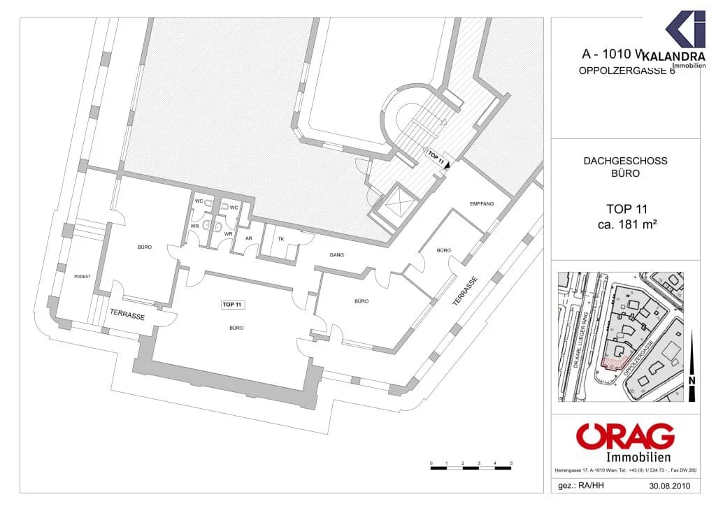 7-Zimmer-Gewerbeimmobilie mieten in Wien – 181 m², € 10.797 – Bild 25 von 25