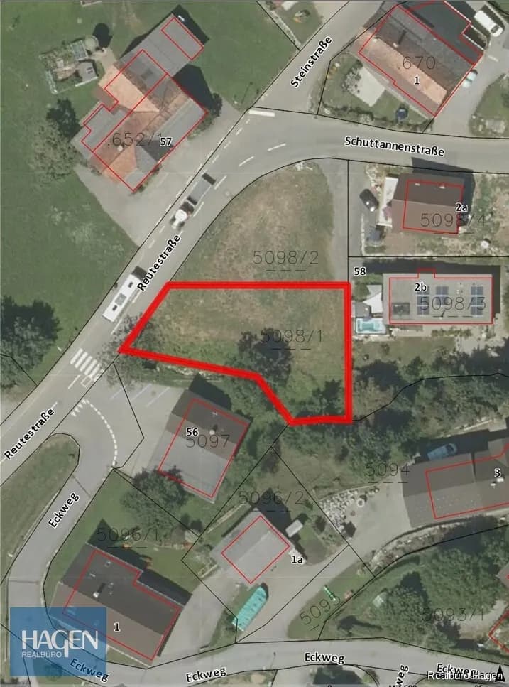 Grundstück kaufen in Dornbirn – 580 m², € 245.000 – Bild 3 von 3