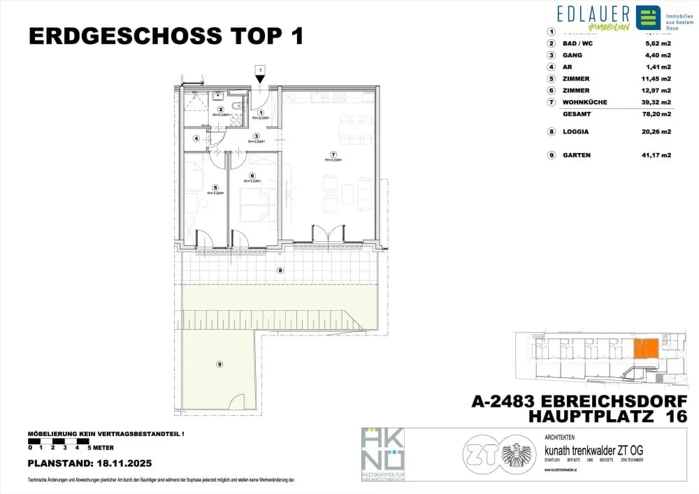 3-Zimmer-Wohnung mieten in Baden – 98,46 m², € 1.495 – Bild 16 von 16