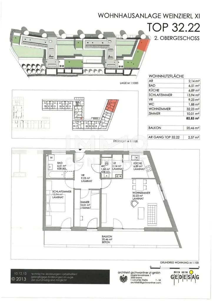 3-Zimmer-Wohnung mieten in Krems an der Donau – 83,15 m², € 1.265 – Bild 6 von 6