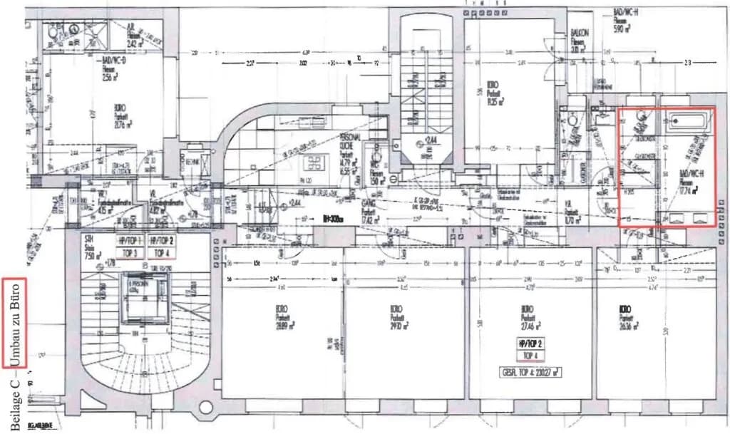 7-Zimmer-Gewerbeimmobilie mieten in Wien – 231 m², € 3.996 – Bild 20 von 20