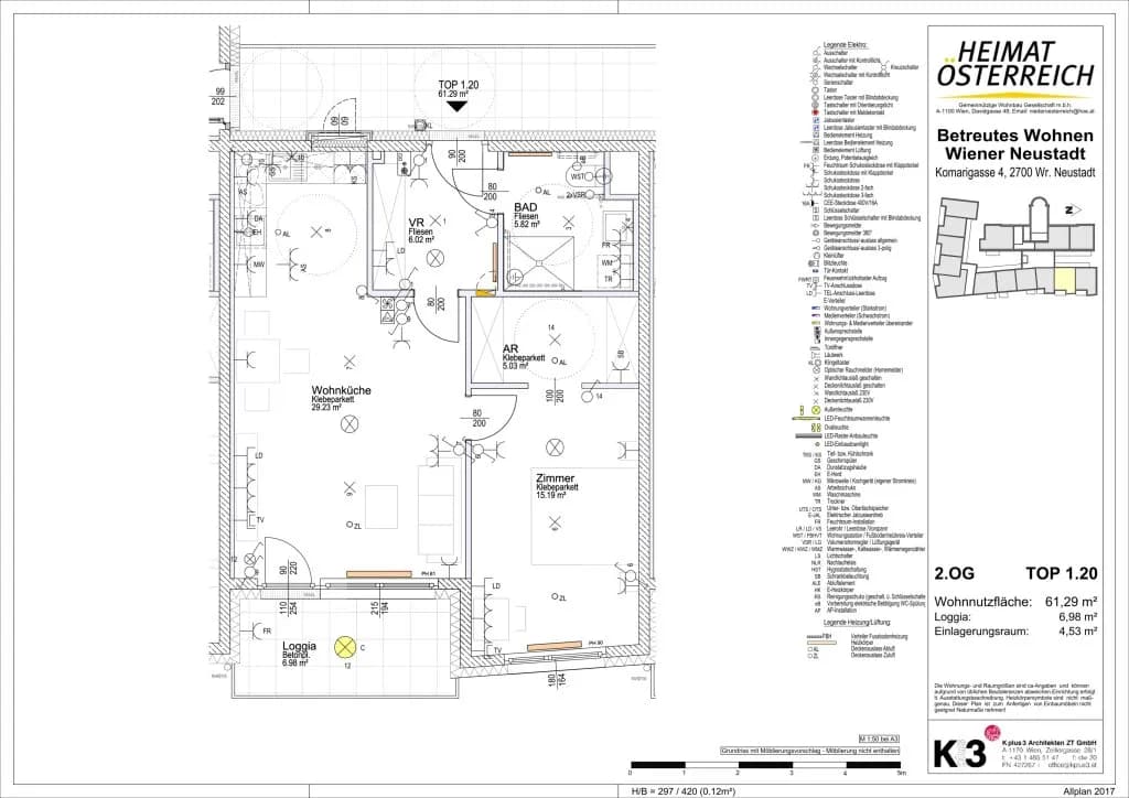 2-Zimmer-Wohnung mieten in Wiener Neustadt – 61,28 m², € 866 – Bild 23 von 23
