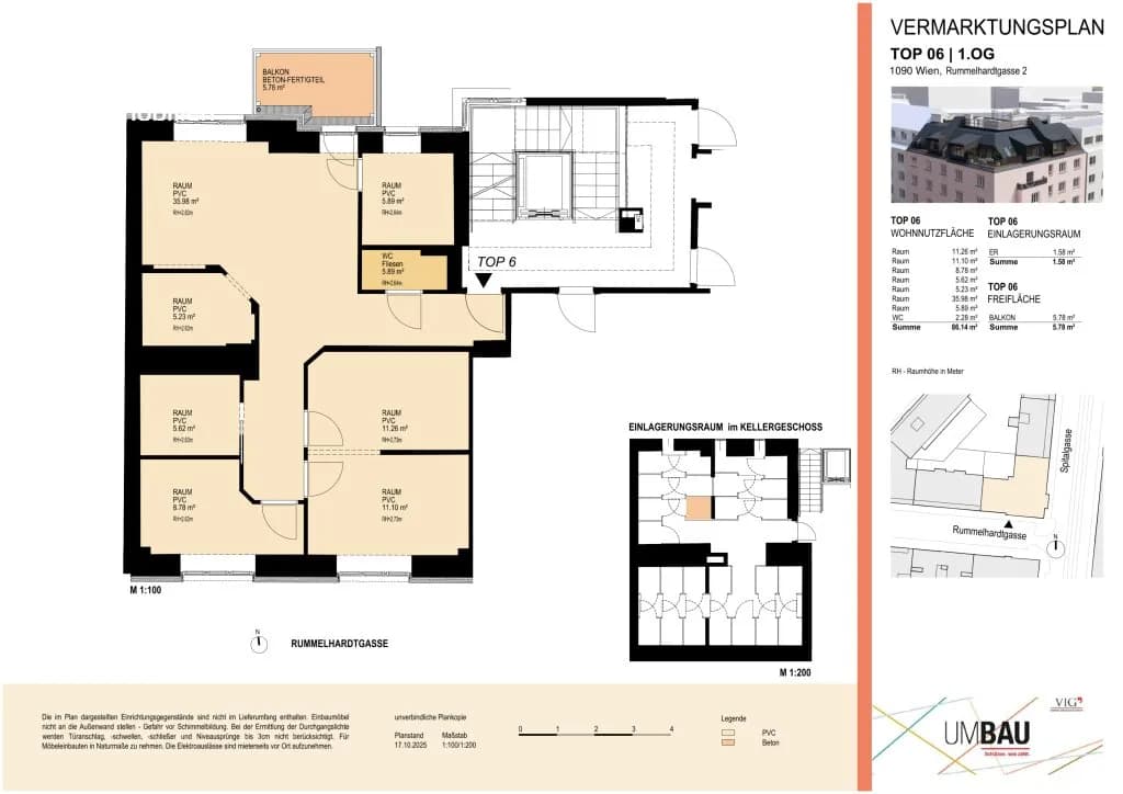 3-Zimmer-Gewerbeimmobilie mieten in Wien – 86,14 m², € 2.630 – Bild 12 von 13