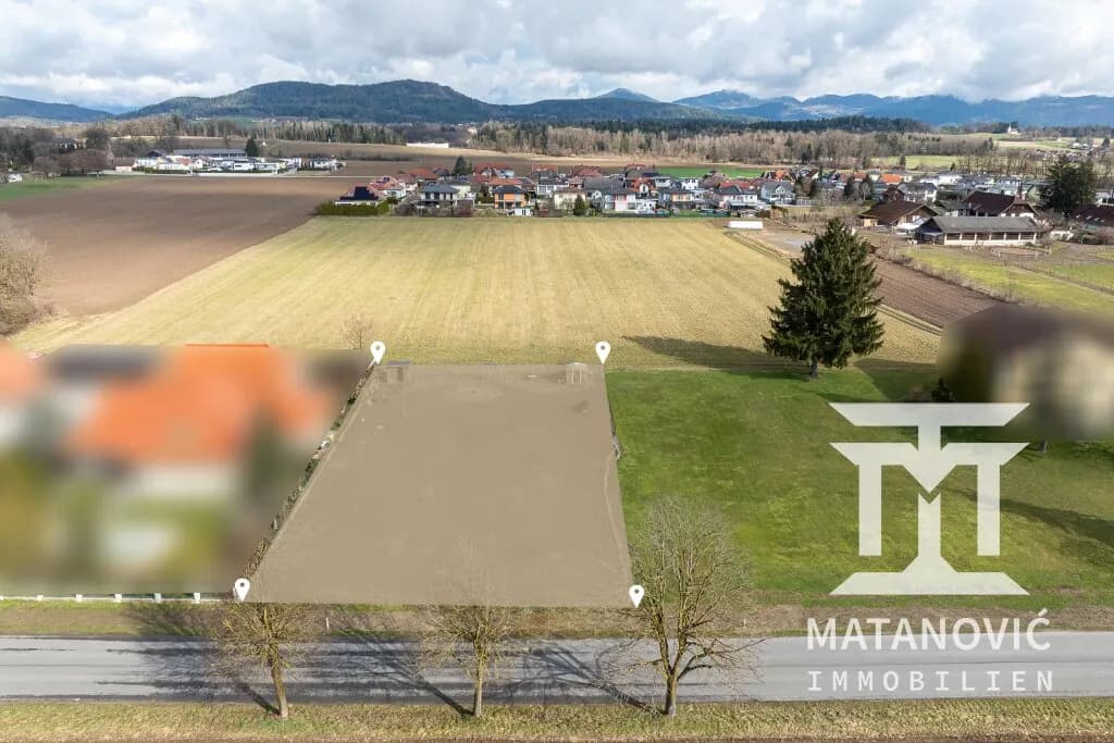 Grundstück kaufen in Klagenfurt – 1 265 m², € 260.000 – Bild 2 von 8