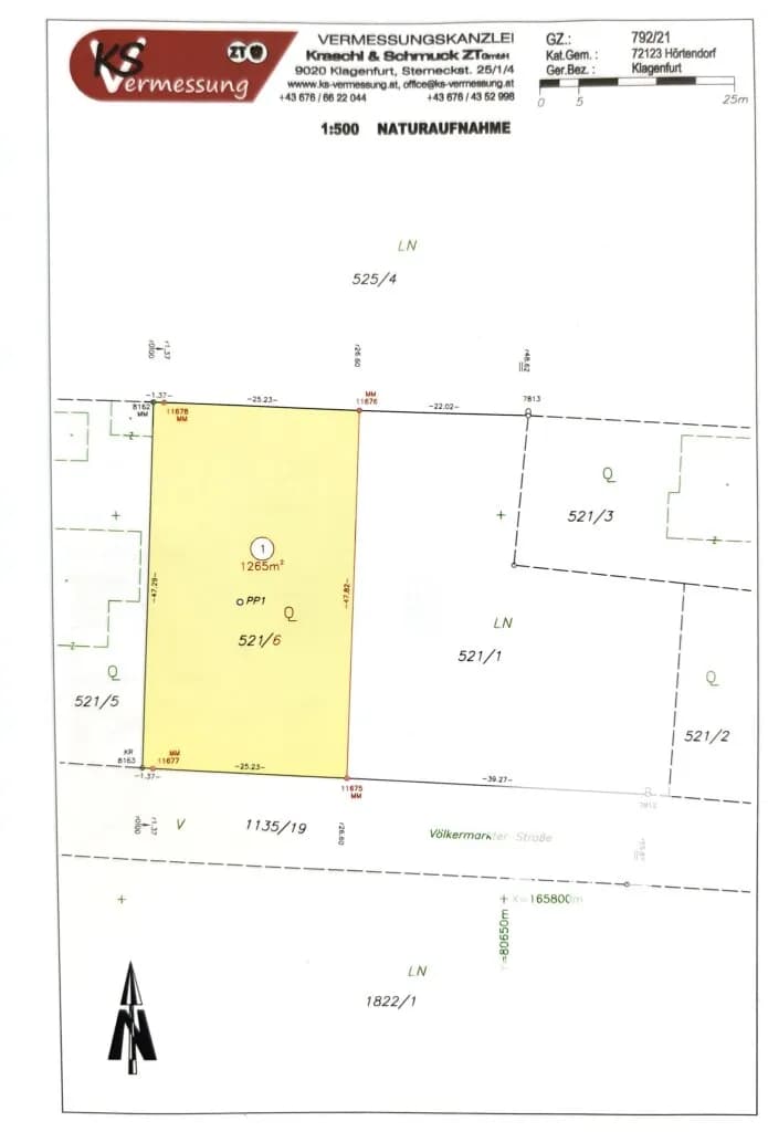 Grundstück kaufen in Klagenfurt – 1 265 m², € 260.000 – Bild 8 von 8
